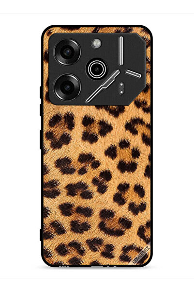 Covernex غطاء حماية لهاتف تكنو بوفا 6 برو 5G بنقشة جلد النمر