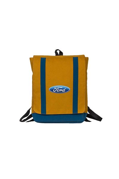 Z zepplin Ford Logo Yellow Backpack