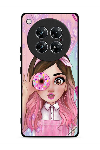 Covernex غطاء حماية لهاتف Infinix Zero 40 برسومات فتاة محبة للدونات