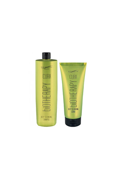 Maxxelle Set promoțional pentru păr gras și mătreață: Șampon 1000ml + Exfoliant de curățare profundă 200ml