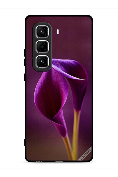 Covernex غطاء حماية لهاتف Infinix Hot 50 Pro 4G بنقشة زهرتين جميلتين