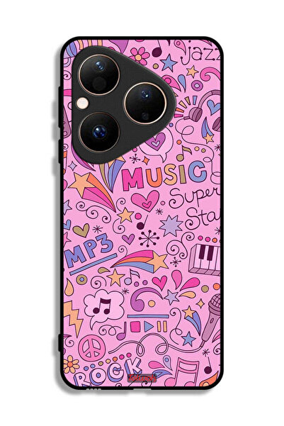 Tolwak غطاء حماية لهاتف هواوي بيورا 80 مع علامات موسيقية