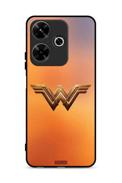 Tolwak غطاء حماية لهاتف شاومي ريدمي 13 4G بشعار Wonder Women