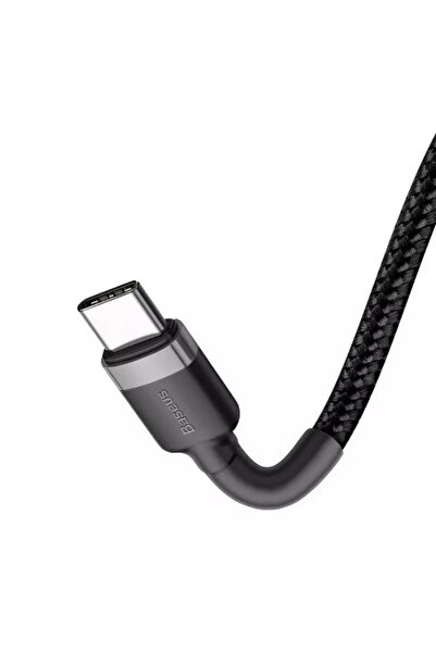 Baseus كابل شحن سريع 60 واط من USB Type-C إلى Type-C - أسود