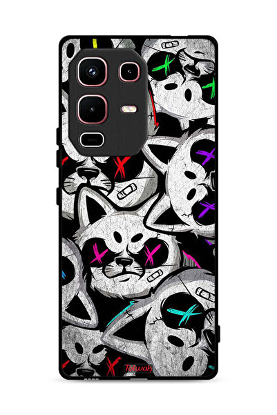 Tolwak غطاء حماية لهاتف Infinix Note 50s بطبعة قطط مارشميلو