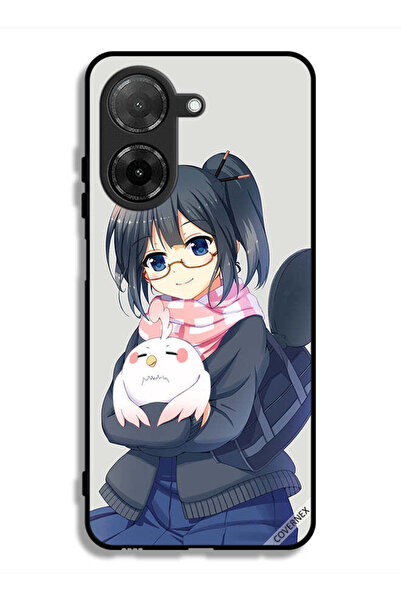 Covernex غطاء حماية Xiaomi Redmi A5 4G برسومات فتاة تحمل حيوانًا أليفًا