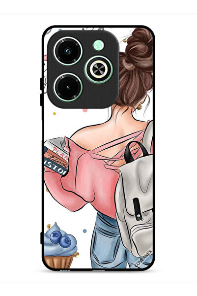 Covernex Infinix Hot 40i 4G Protective Case Cover Books In Girl Hand Art