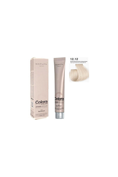 Maxxelle Blond Ultra Deschis Argintiu Glacial 12.12 Vopsea Colora cu extract de Goji 100 ML