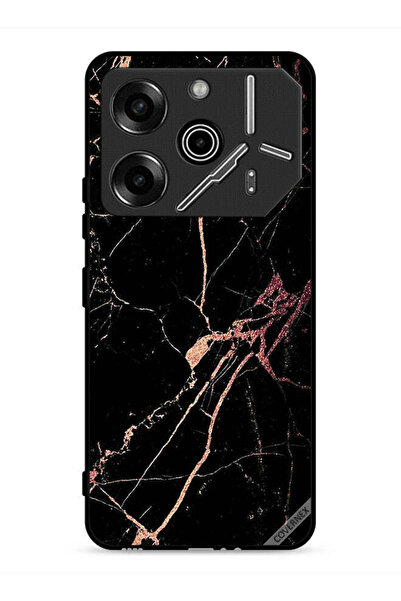 Covernex غطاء حماية لهاتف تكنو بوفا 6 برو 5G بنقشة رخامية متشققة