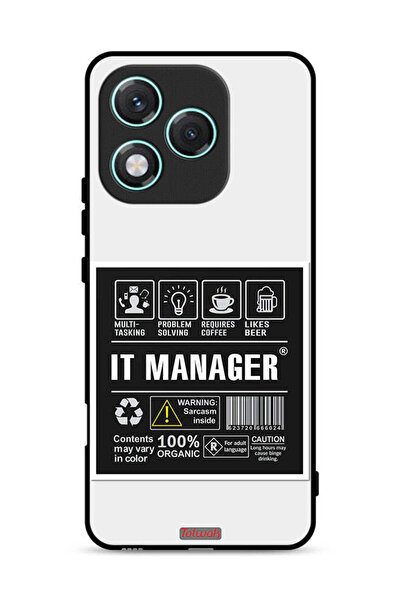 Tolwak غطاء حماية لهاتف Honor 400 Lite مع ملصق مدير تكنولوجيا المعلومات