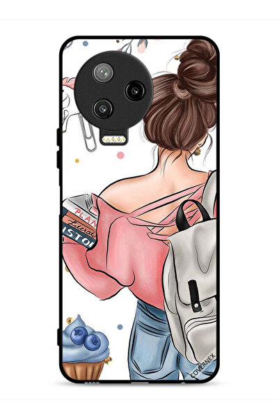 Covernex غطاء حماية لهاتف Infinix Note 12 Pro 4G بتصميم كتاب "يد فتاة"