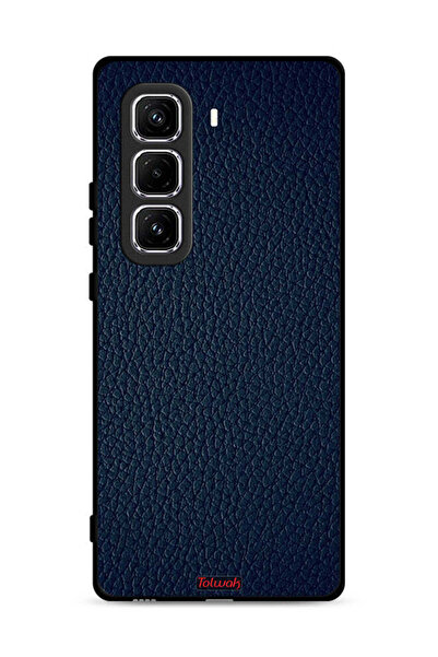 Tolwak غطاء حماية جلدي بنقشة جلدي لهاتف Infinix Hot 50 Pro 4G
