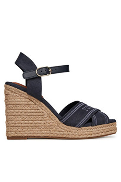 Tommy Hilfiger Espadrile pentru femei FW0FW08668 bleumarin