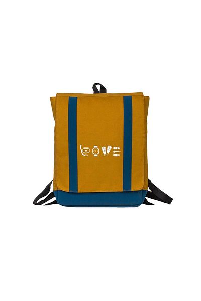 Z zepplin Diver Diver Tools Yellow Backpack