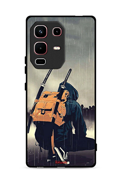 Tolwak غطاء حماية لهاتف Infinix Note 50s بطبعة سيف ساموراي رقمية