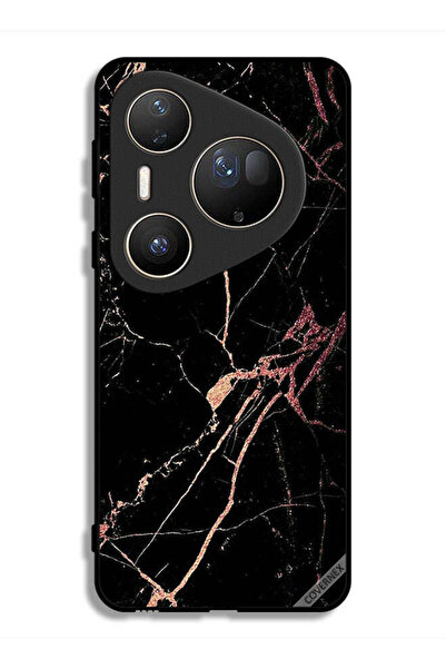 Covernex غطاء حماية فائق لهاتف هواوي بيورا 80 بنقشة رخامية متشققة