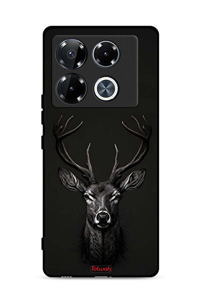 Tolwak غطاء حماية لهاتف Infinix Note 40 Pro 5G برسومات غزال رقمية