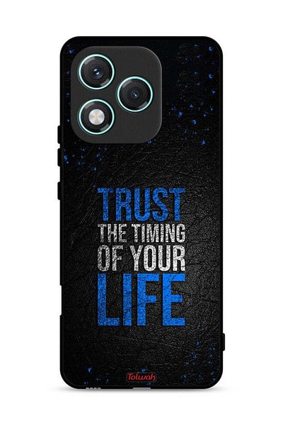 Tolwak Honor 400 Lite Protective Case Cover Trust The Timing Of Your Life