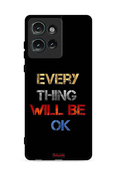 Tolwak غطاء حماية لهاتف موتورولا إيدج 50 كل شيء سيكون على ما يرام