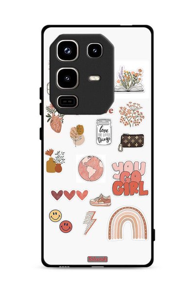 Tolwak غطاء حماية لهاتف Infinix Note 50 Pro 4G - You Go Girl