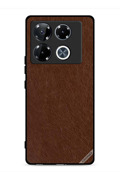 Covernex غطاء حماية جلدي بنقشة جلدي لهاتف Infinix Note 40 Pro Plus 5G