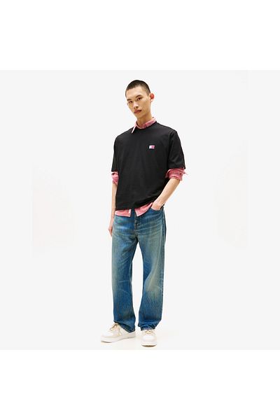 Tommy Hilfiger Tommy Jeans 90's Flag Men's Black T-Shirt