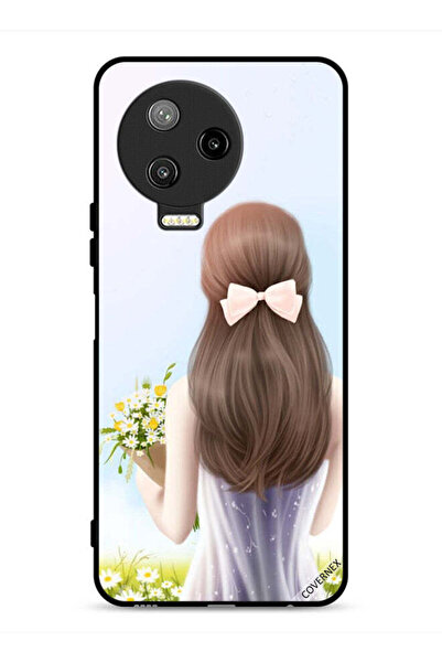 Covernex غطاء حماية لهاتف Infinix Note 12 Pro 4G بتصميم فتاة جميلة