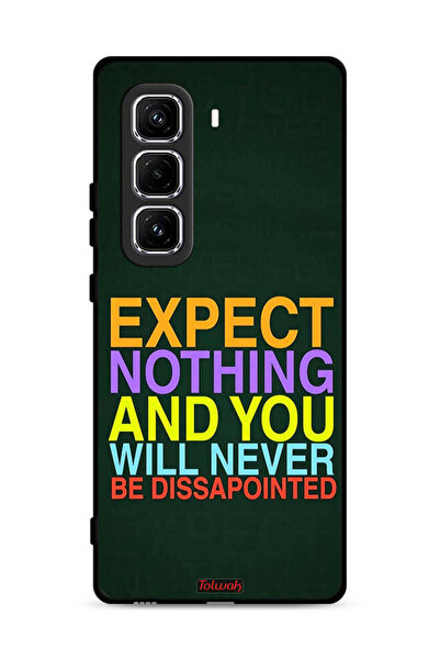 Tolwak غطاء حماية لهاتف Infinix Hot 50 Pro 4G لا تتوقع شيئًا ولن تشعر بخيبة ا...