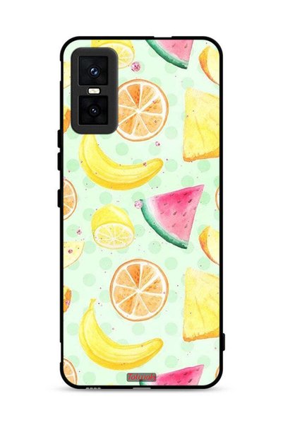 Tolwak غطاء حماية لهاتف Infinix GT 30 Pro برسومات فواكه وألوان مائية
