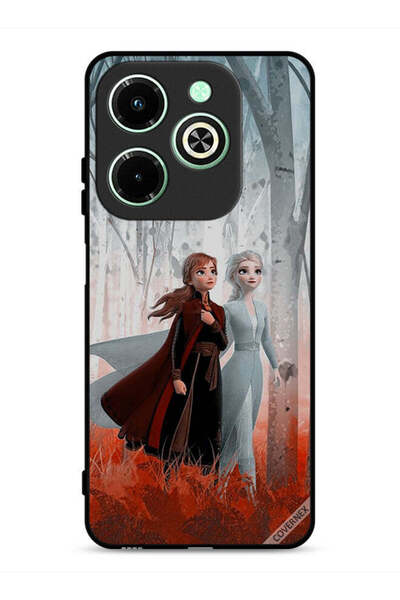 Covernex غطاء حماية لهاتف Infinix Hot 40i 4G بطبعة Frozen Sisters