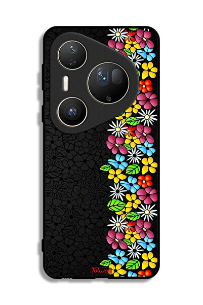 Tolwak غطاء حماية فائق لهاتف هواوي بيورا 80 من فلاورز لاين