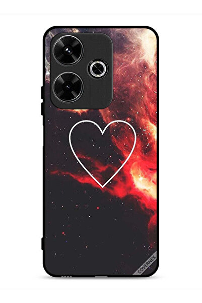 Covernex غطاء حماية لهاتف شاومي ريدمي 13 4G بتصميم قلب في الفضاء