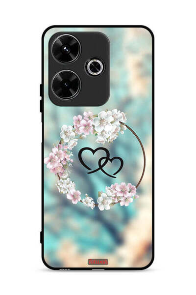 Tolwak غطاء حماية لهاتف شاومي ريدمي 13 4G برسومات قلوب في خاتم