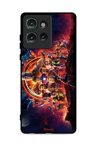 Tolwak غطاء حماية لهاتف موتورولا إيدج 50 أفينجرز