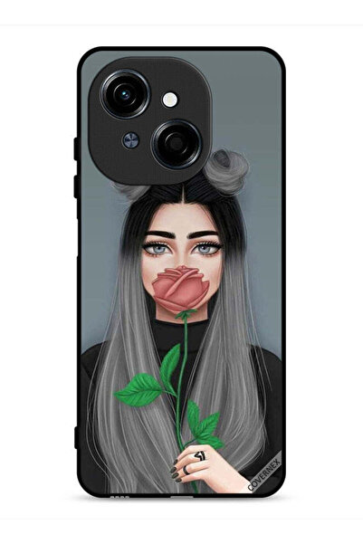 Covernex غطاء حماية لهاتف تكنو سبارك جو 1 إس 4G برسومات فتاة لطيفة