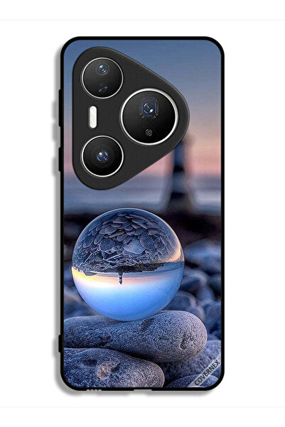 Covernex غطاء حماية لهاتف هواوي بيورا 80 برو بلس، تصوير رائع للطبيعة في زجاج دائري