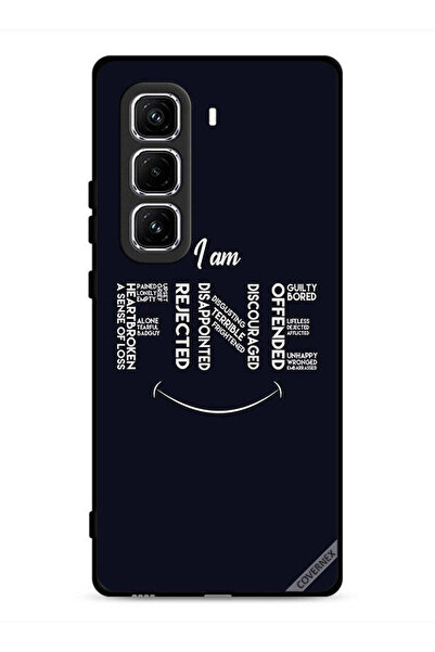 Covernex غطاء حماية لهاتف Infinix Hot 50 Pro 4G بطبعة "أنا بخير"