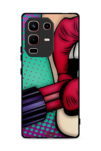 Tolwak غطاء حماية أحمر شفاه لهاتف Infinix Note 50s