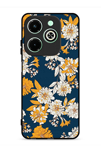 Covernex غطاء حماية لهاتف Infinix Hot 40i 4G بنقشة زهور وأوراق