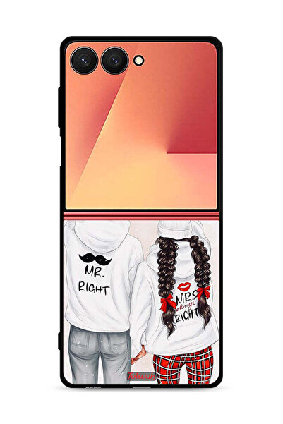 Tolwak غطاء حماية لهاتف Samsung Galaxy Z Flip7 - يمين ويمين دائمًا