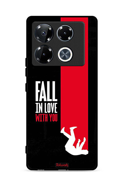 Tolwak غطاء حماية لهاتف Infinix Note 40 Pro Plus 5G "Fall In Love With You"