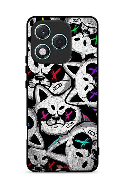 Tolwak غطاء حماية لهاتف Honor 400 Lite بنقشة قطط مارشميلو