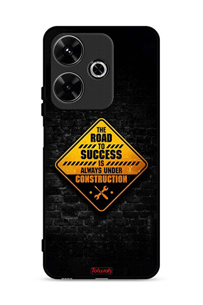 Tolwak غطاء حماية لهاتف Xiaomi Redmi 13 4G الطريق إلى النجاح دائمًا قيد الإنشاء