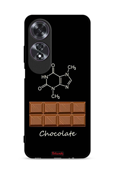 Tolwak غطاء حماية Oppo A60 بلون الشوكولاتة