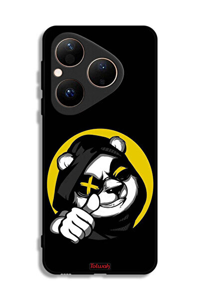 Tolwak غطاء حماية هواوي بيورا 80 بتصميم قطة مارشميلو لطيفة