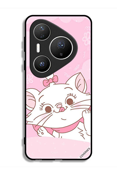 Covernex غطاء حماية لهاتف هواوي بيورا 80 برو بلس بتصميم قطة