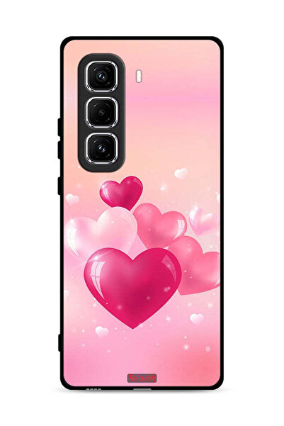 Tolwak غطاء حماية لهاتف Infinix Hot 50 Pro 4G برسومات قلوب جميلة