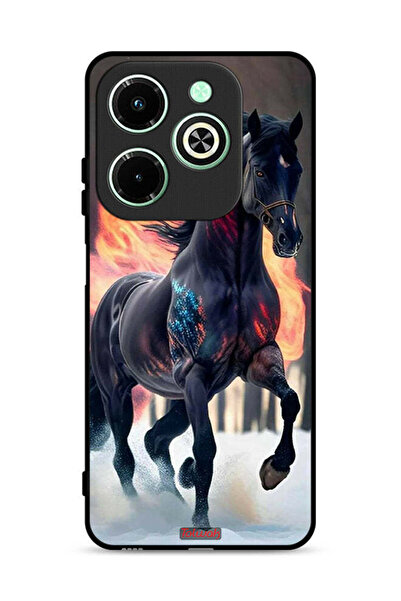 Tolwak غطاء حماية لجهاز Infinix Hot 40i 4G بتصميم حصان عالي الوضوح
