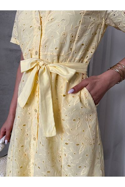 Viskosa Waist Belted, Eye Beaded Pattern, Wrap Maxi Length, Comfortable Stylish Daily Wrap Dress