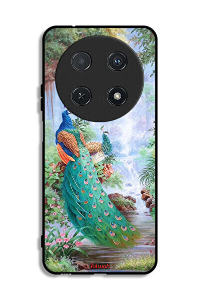 Tolwak غطاء حماية لهاتف هواوي نوفا 13i بنقشة الطاووس